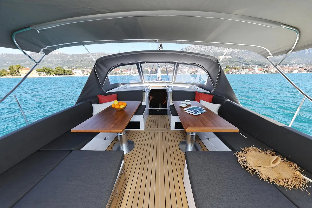 Illusion, a Hanse 510 sailboat at Općina Sukošan, Croatia