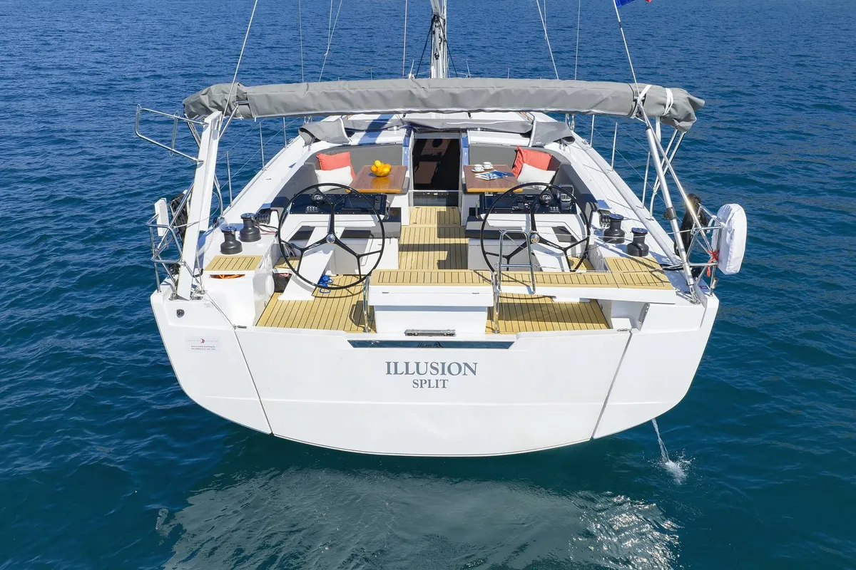 Illusion, a Hanse 510 sailboat at Općina Sukošan, Croatia