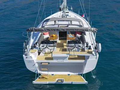 Illusion, a Hanse 510 sailboat at Općina Sukošan, Croatia