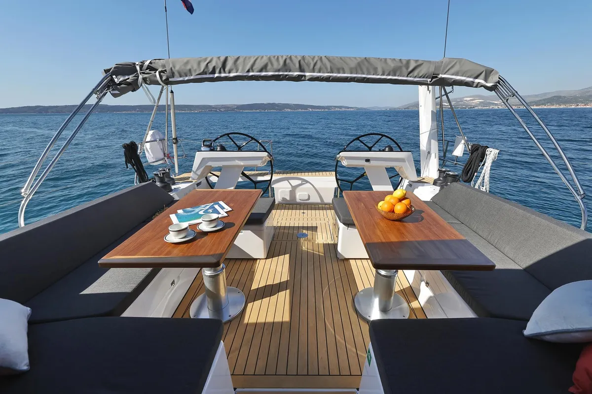 Illusion, a Hanse 510 sailboat at Općina Sukošan, Croatia