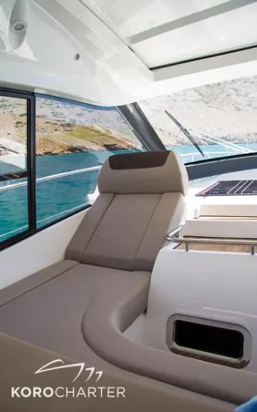 Falcon, a Bavaria 450 Sport HT motor yacht at Punat, Croatia