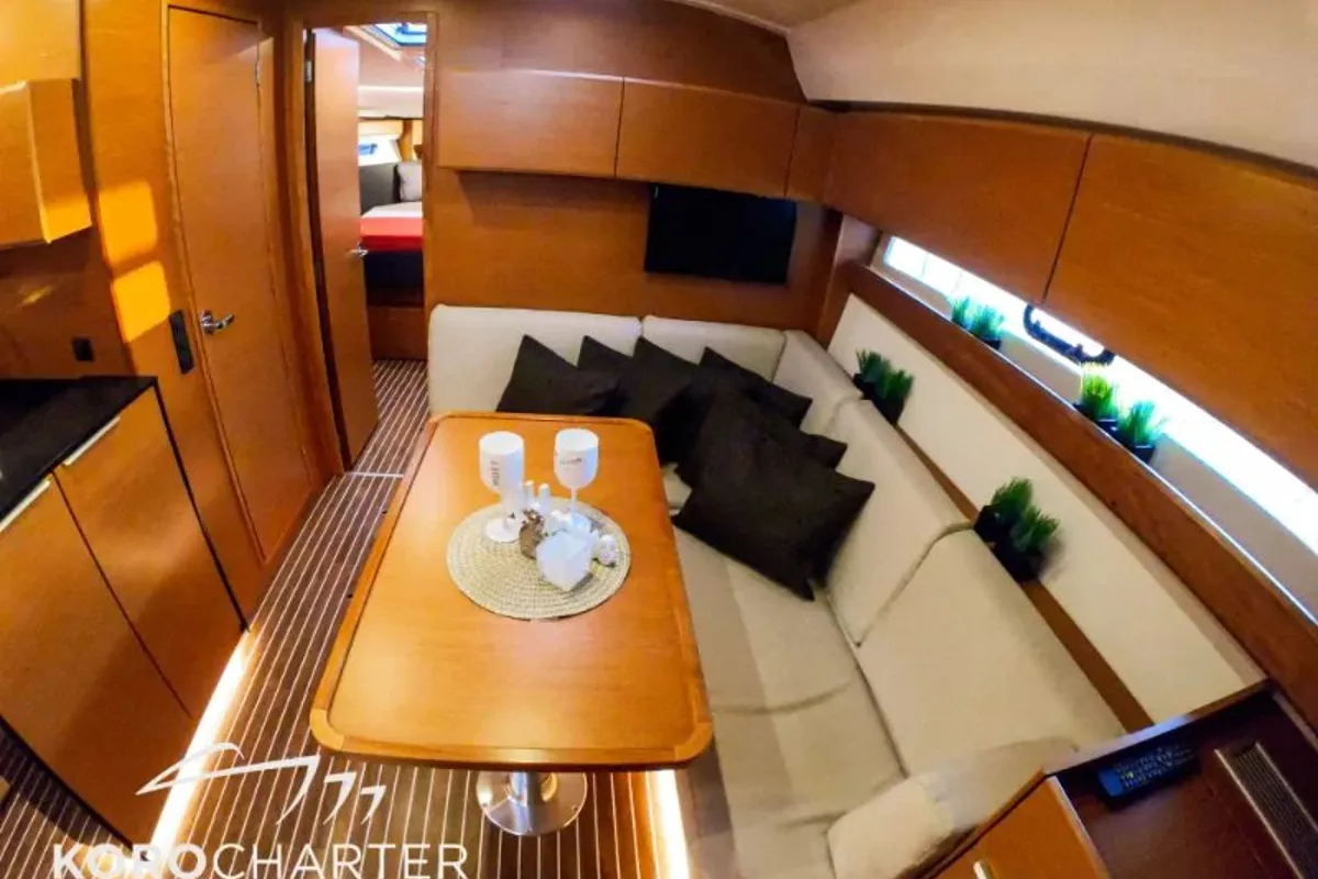 Falcon, a Bavaria 450 Sport HT motor yacht at Punat, Croatia
