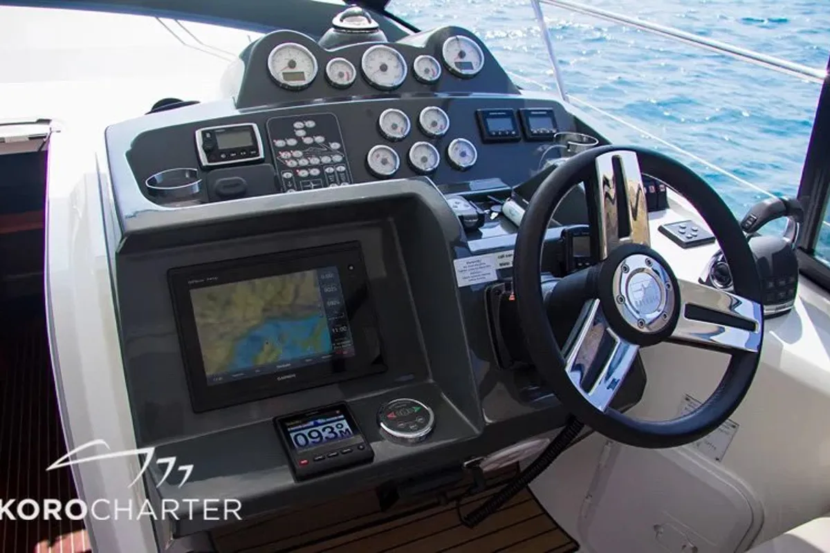 Falcon, a Bavaria 450 Sport HT motor yacht at Punat, Croatia