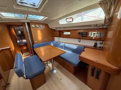 Salon of Beneteau Oceanis 43, a sailboat at es Jonquet, Spain