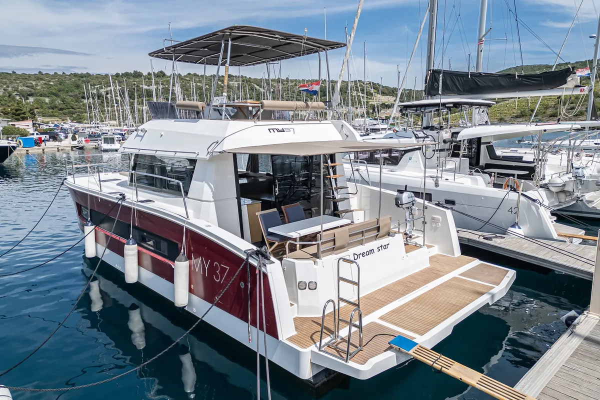 Dream Star, a Fountaine Pajot MY 37 catamaran at Primošten, Croatia