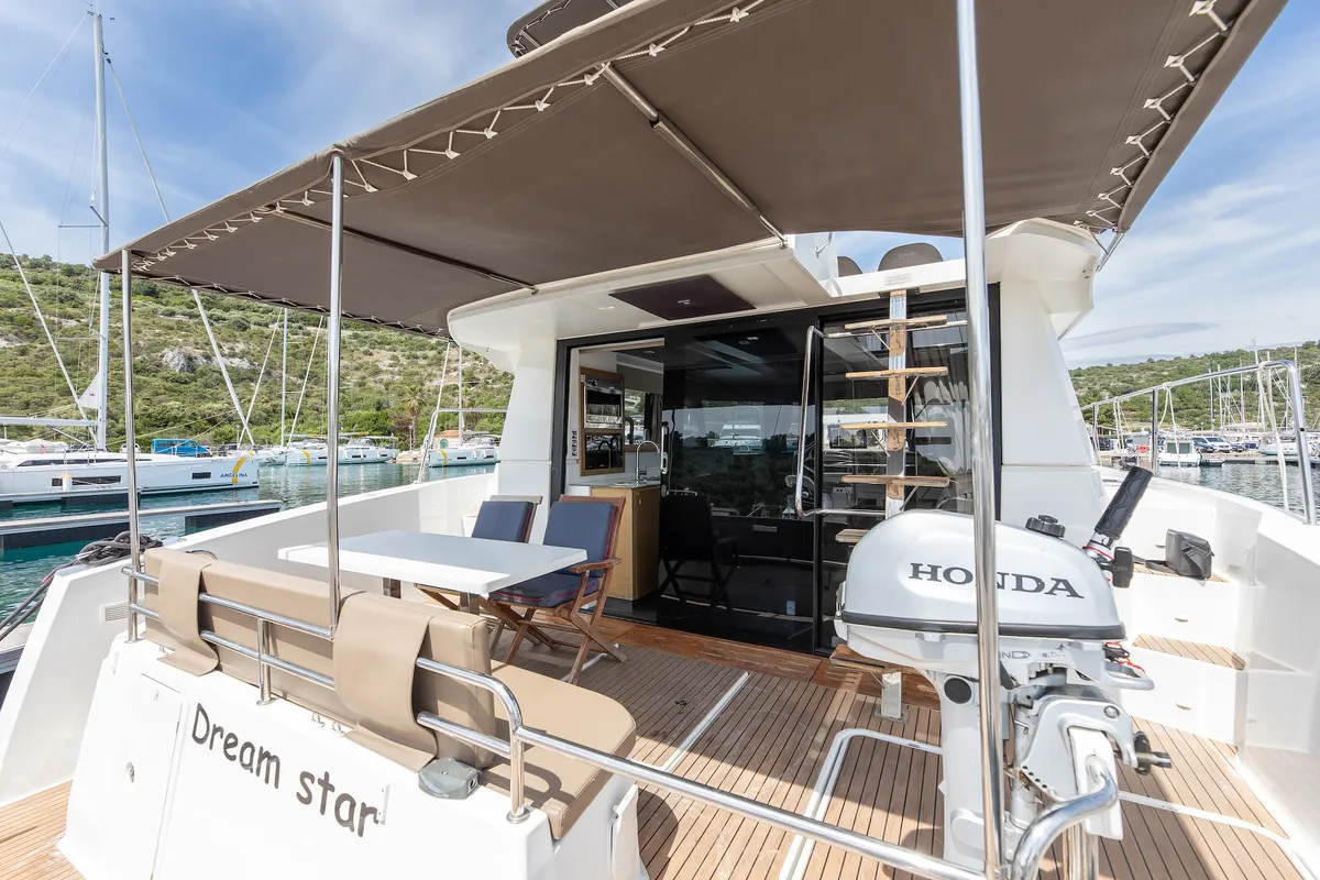 Dream Star, a Fountaine Pajot MY 37 catamaran at Primošten, Croatia