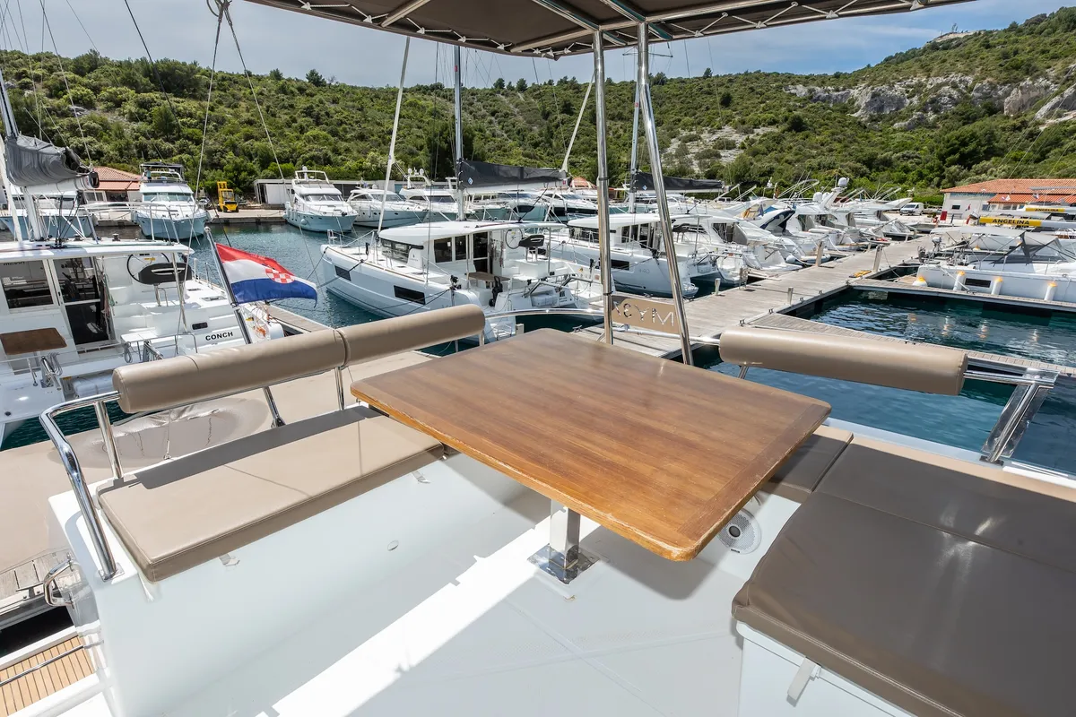 Dream Star, a Fountaine Pajot MY 37 catamaran at Primošten, Croatia