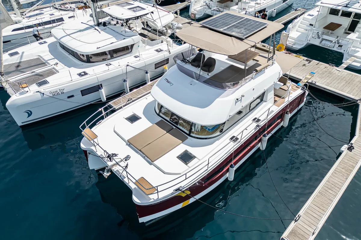 Dream Star, a Fountaine Pajot MY 37 catamaran at Primošten, Croatia