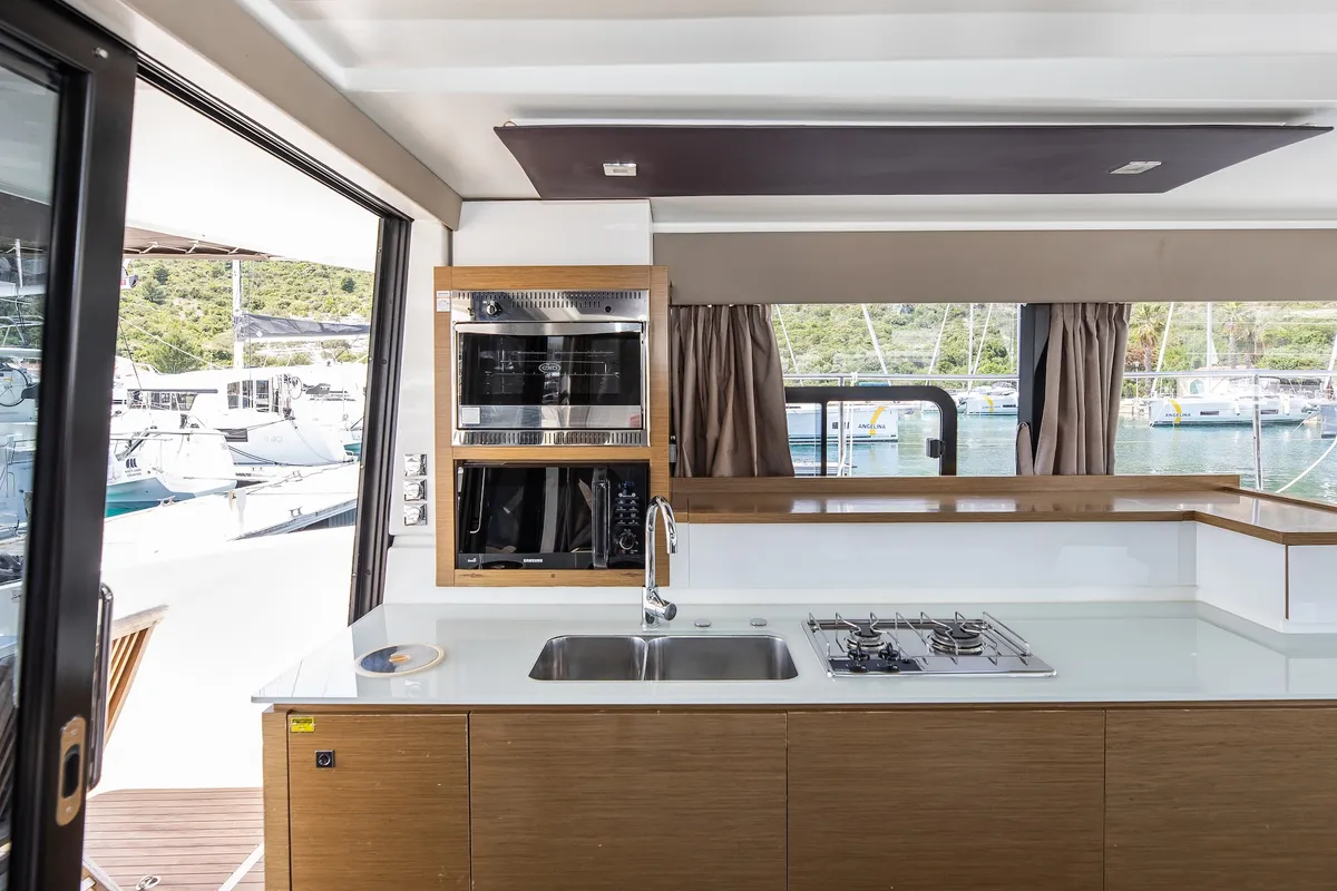 Dream Star, a Fountaine Pajot MY 37 catamaran at Primošten, Croatia