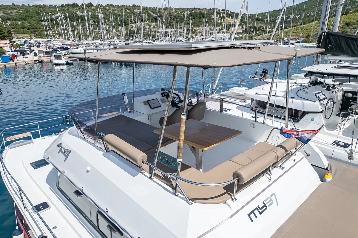 Dream Star, a Fountaine Pajot MY 37 catamaran at Primošten, Croatia