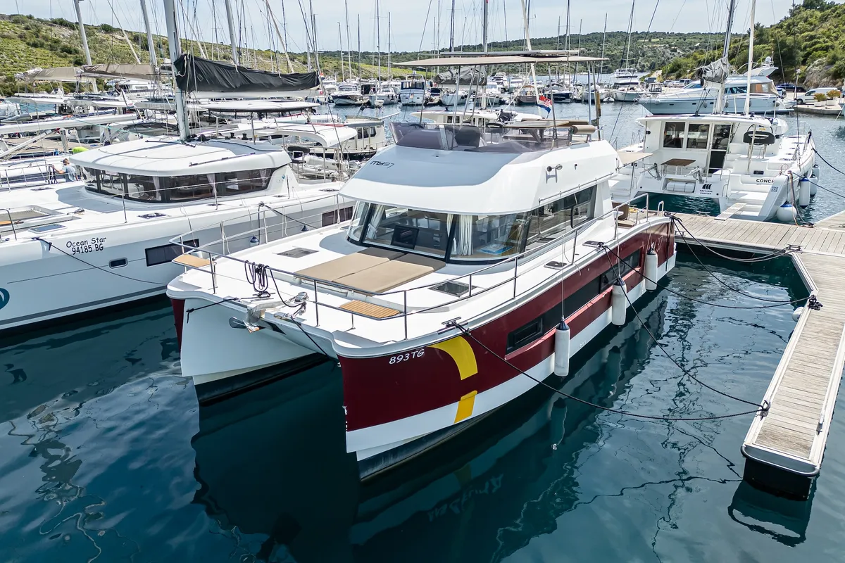 Dream Star, a Fountaine Pajot MY 37 catamaran at Primošten, Croatia
