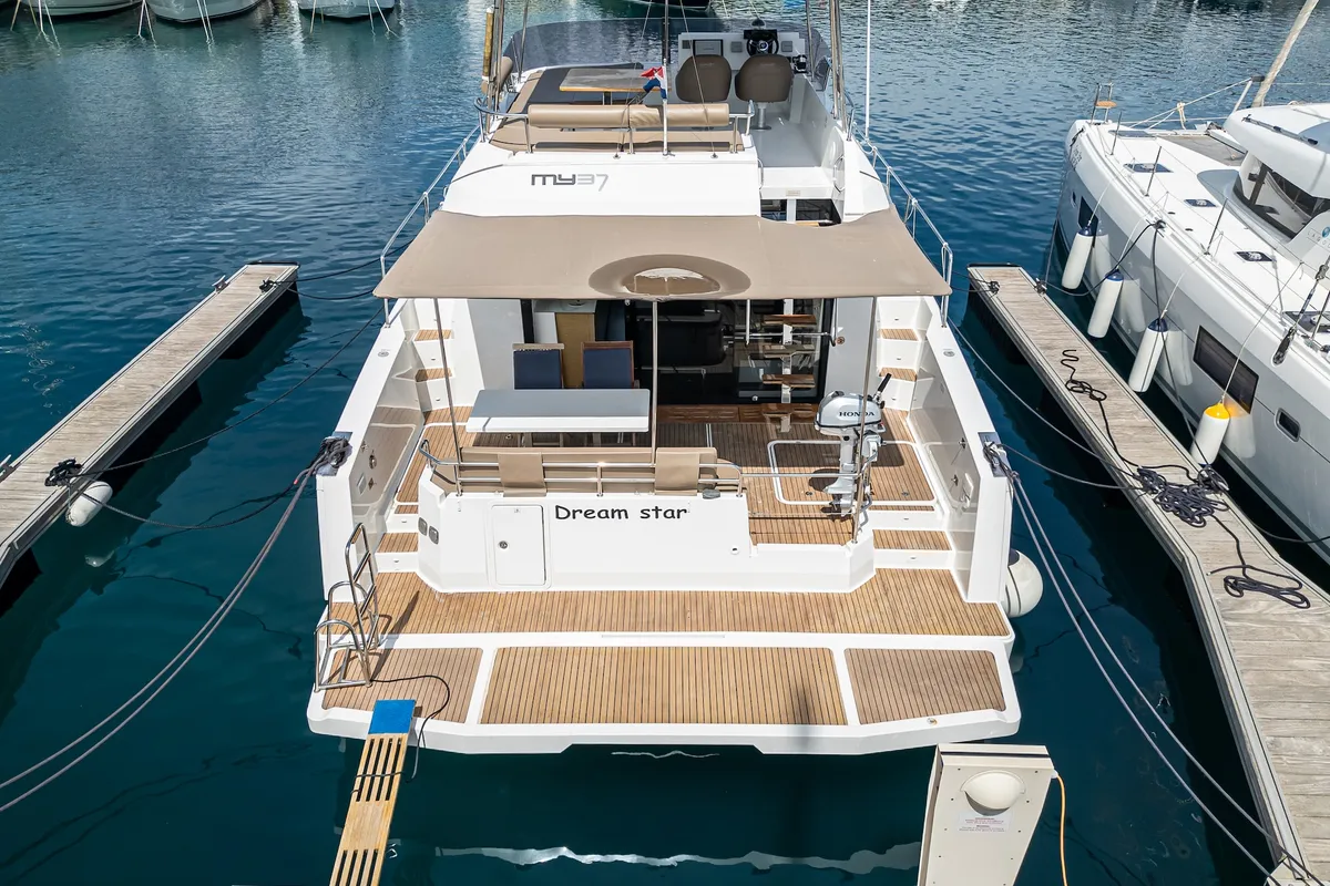 Dream Star, a Fountaine Pajot MY 37 catamaran at Primošten, Croatia