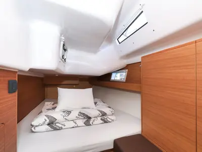 Cabin on Anaya, a Elan Impression 45.1 sailboat at Biograd na Moru, Croatia