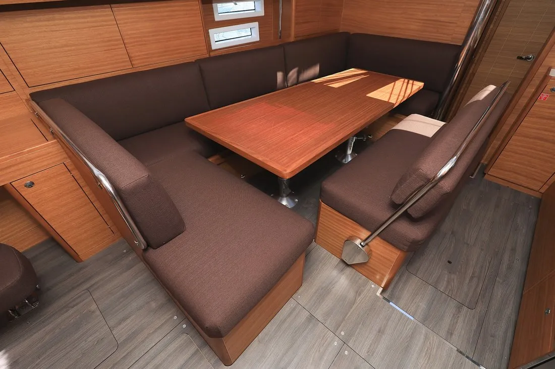 Salon of Anaya, a Elan Impression 45.1 sailboat at Biograd na Moru, Croatia