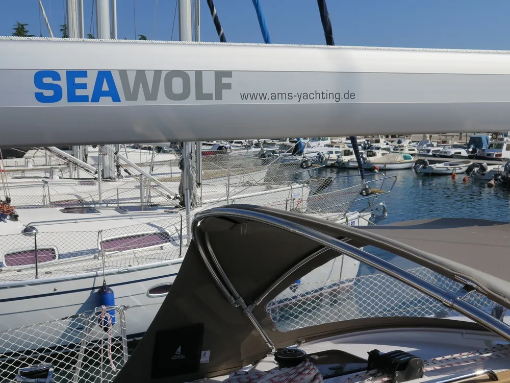 Seawolf , a Bavaria Cruiser 46 sailboat at Općina Vrsar, Croatia