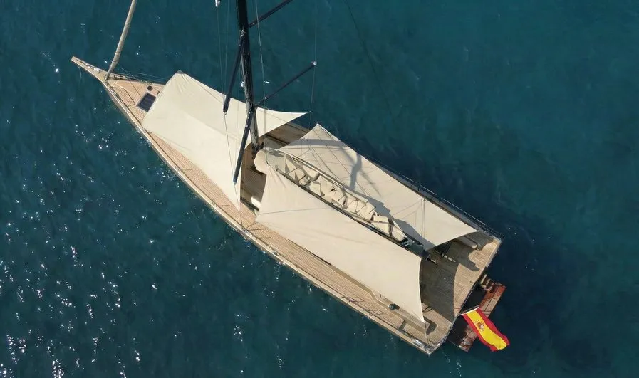 Moana, a Beneteau First 53 sailboat at Ibiza, Spain