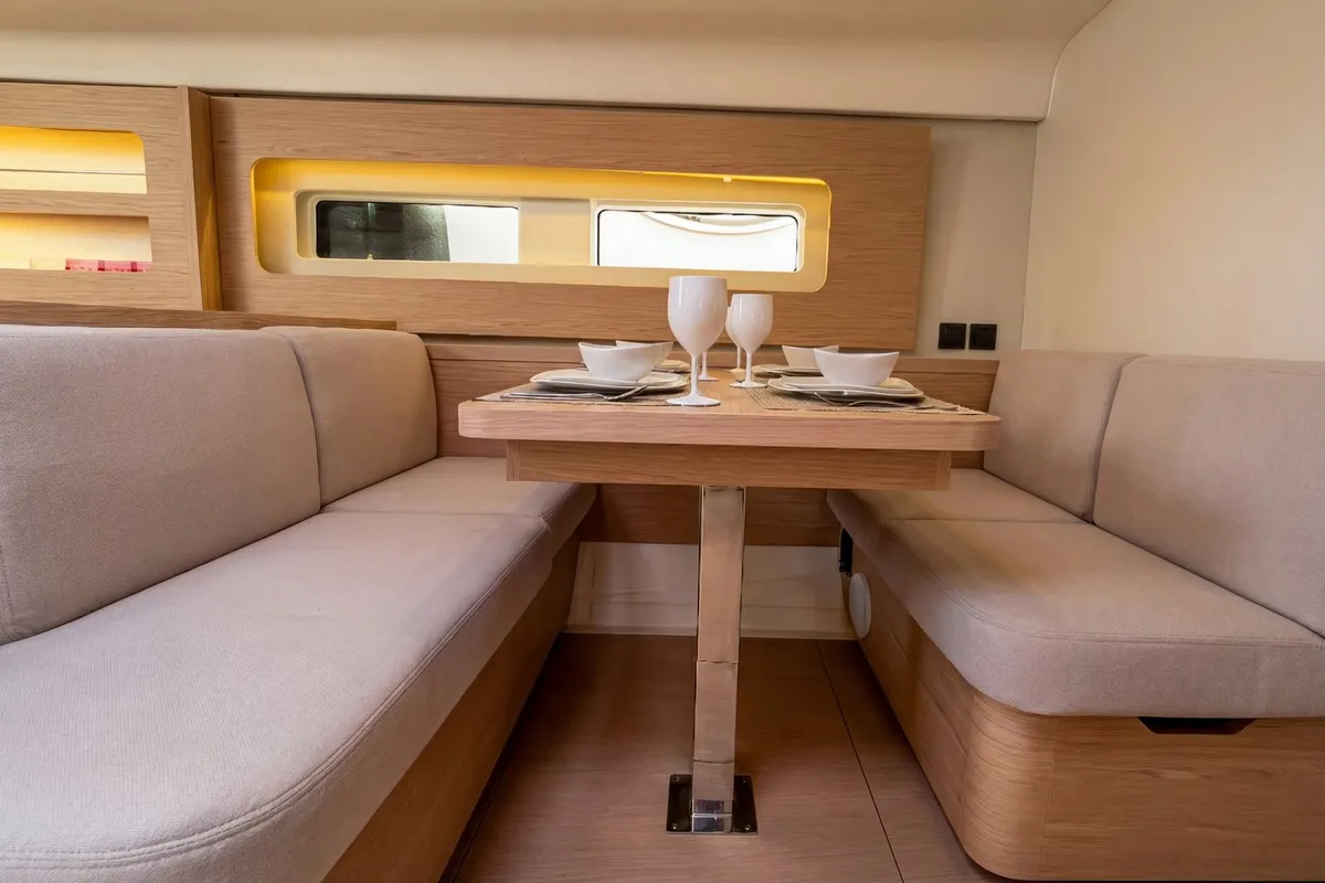 Moana, a Beneteau First 53 sailboat at Ibiza, Spain