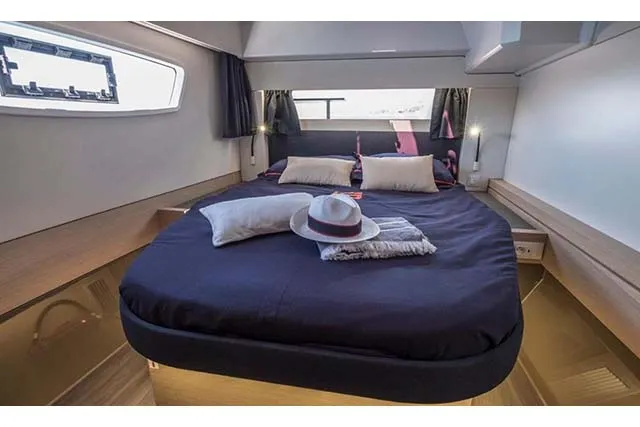 Timeless Planet, a Fountaine Pajot Astrea 42 catamaran at Marsala, Italy