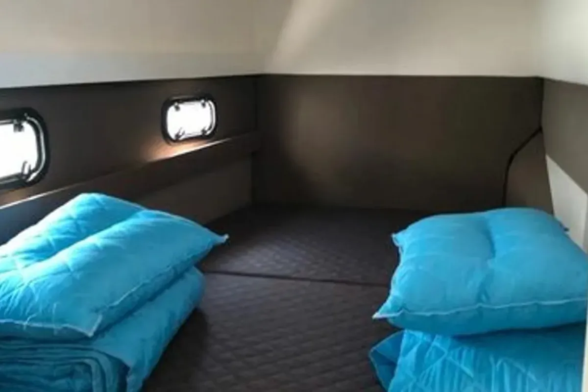 Cabin on AF-B4.1, a Bali 4.1 catamaran at Municipal Unit of Lefkada, Greece