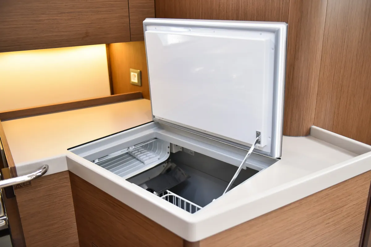 Galley of Eylin, a Beneteau Oceanis 40.1 sailboat at Zadar, Croatia