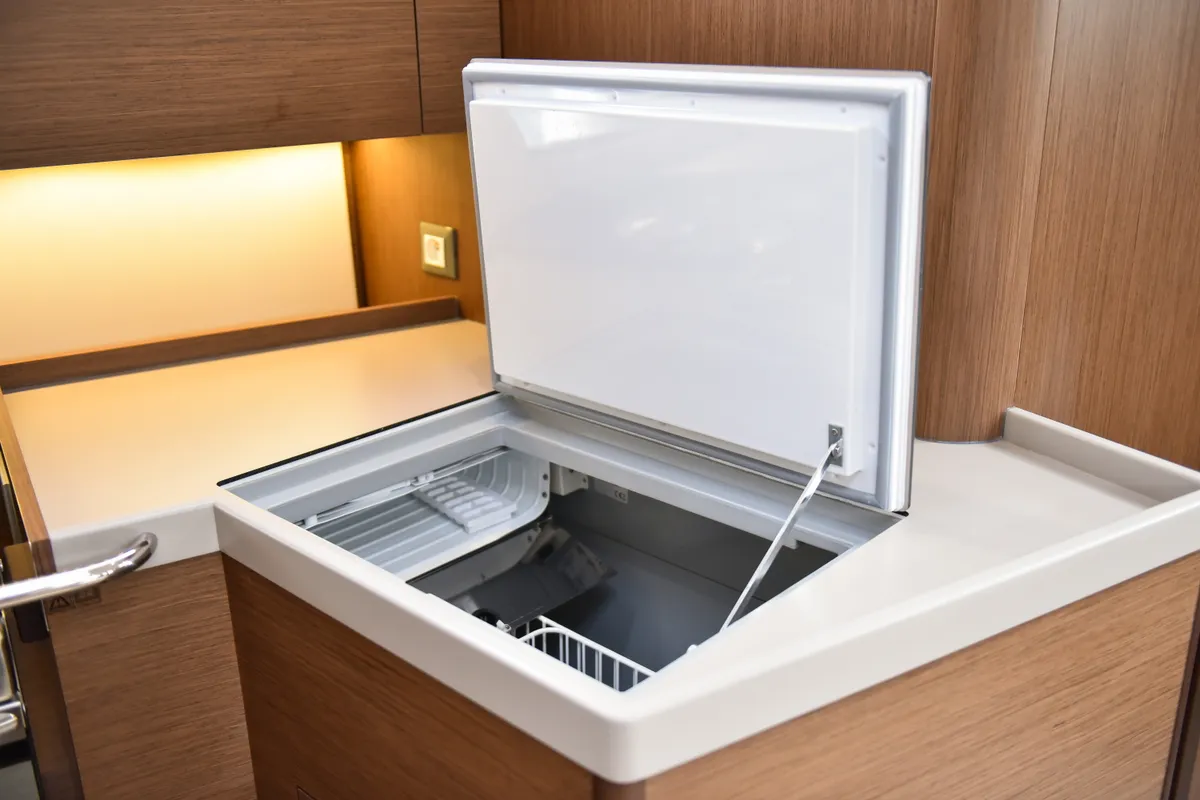 Galley of Eylin, a Beneteau Oceanis 40.1 sailboat at Zadar, Croatia