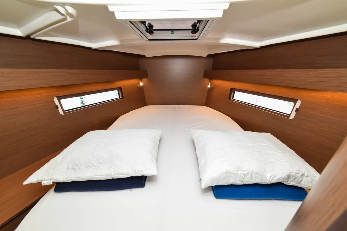 Cabin on Eylin, a Beneteau Oceanis 40.1 sailboat at Zadar, Croatia