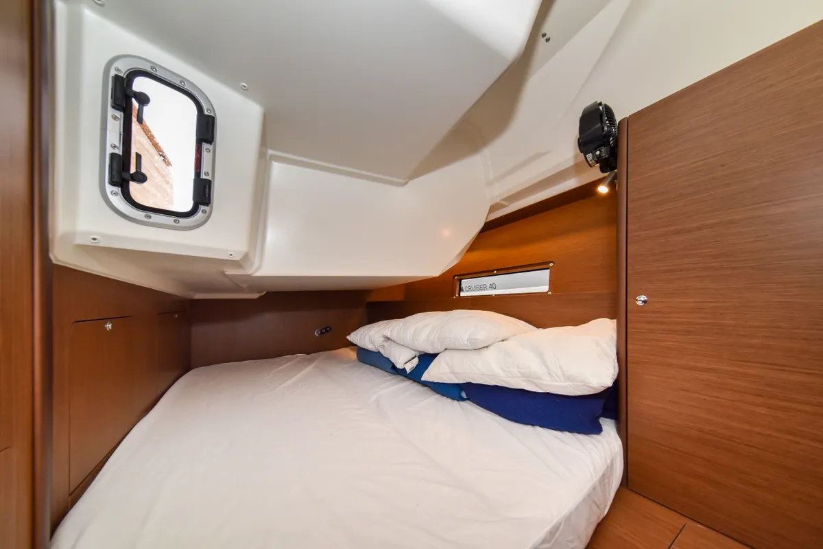 Cabin on Eylin, a Beneteau Oceanis 40.1 sailboat at Zadar, Croatia