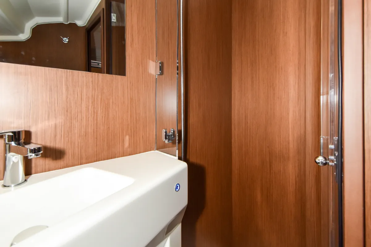 Cabin on Eylin, a Beneteau Oceanis 40.1 sailboat at Zadar, Croatia