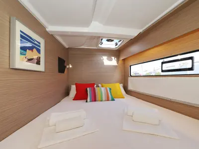 Cabin on NAMI, a Lagoon 38 catamaran at Općina Sukošan, Croatia