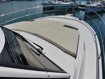 Deck of Roberta, a SAS - Vektor Adriana 44 motor yacht at Općina Sukošan, Croatia