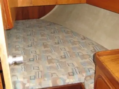 Cabin on Myrto, a Dufour Gib Sea 442 sailboat at Athens, Greece