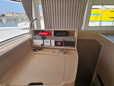 Salon of Azzuro, a Lagoon 42 catamaran at Grad Biograd na Moru, Croatia