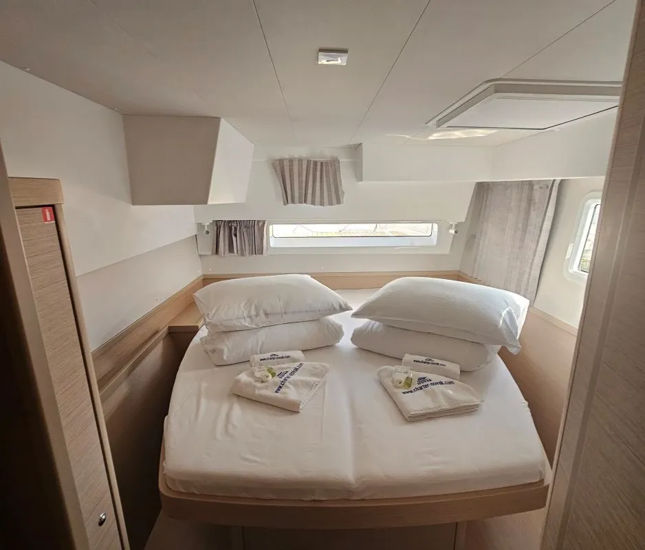 Cabin on Azzuro, a Lagoon 42 catamaran at Grad Biograd na Moru, Croatia