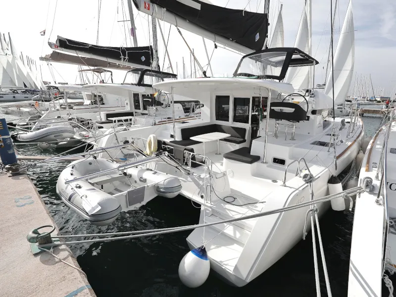 Galley of Mari, a Lagoon 40 catamaran at Općina Sukošan, Croatia