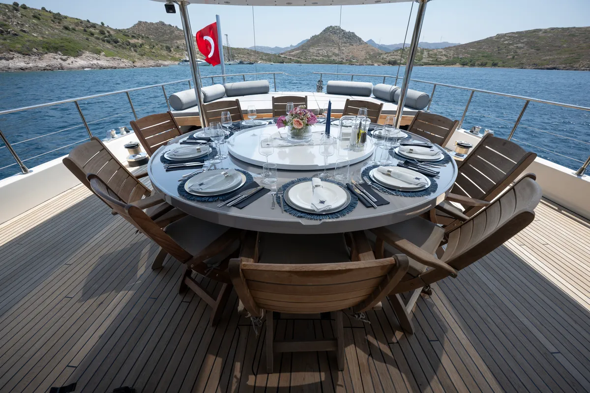 Sureyya, a Motor sailer sailboat at Bodrum, Turkey