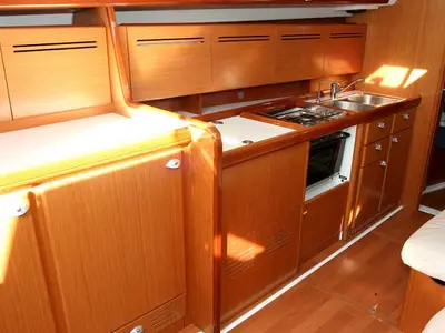 Galley of ORION XI, a Beneteau Cyclades 43.3 sailboat at Volos, Greece