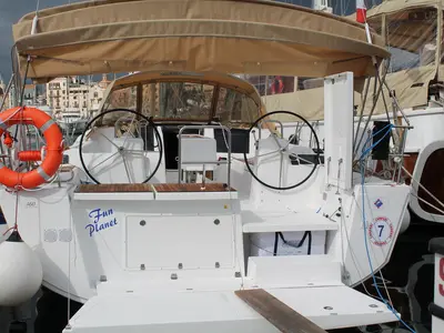 Fun Planet, a Dufour 460 GL sailboat at Marsala, Italy