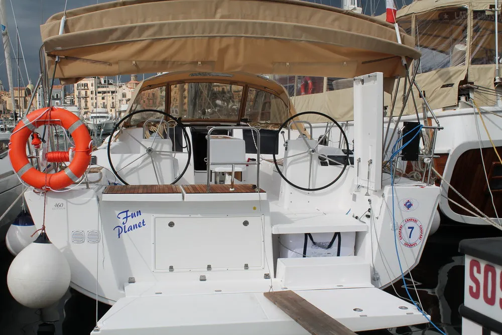Fun Planet, a Dufour 460 GL sailboat at Marsala, Italy