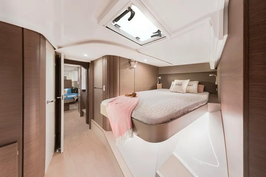 Cabin on Windermere, a Bali Catspace catamaran at Road Town, British Virgin Islands