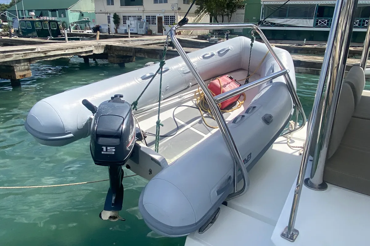 Windermere, a Bali Catspace catamaran at Road Town, British Virgin Islands
