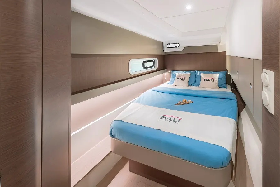 Cabin on Windermere, a Bali Catspace catamaran at Road Town, British Virgin Islands
