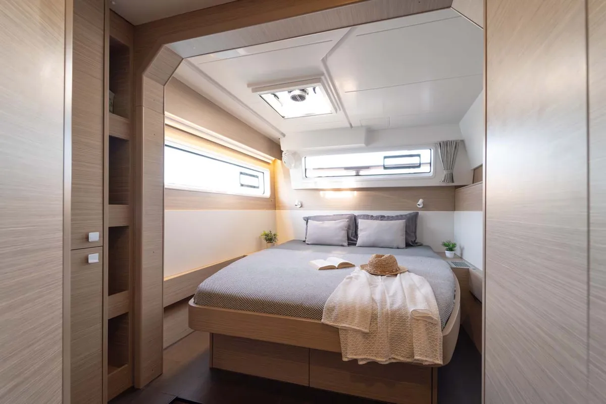 Cabin on Sail la vie, a Lagoon 43 catamaran at Grad Šibenik, Croatia