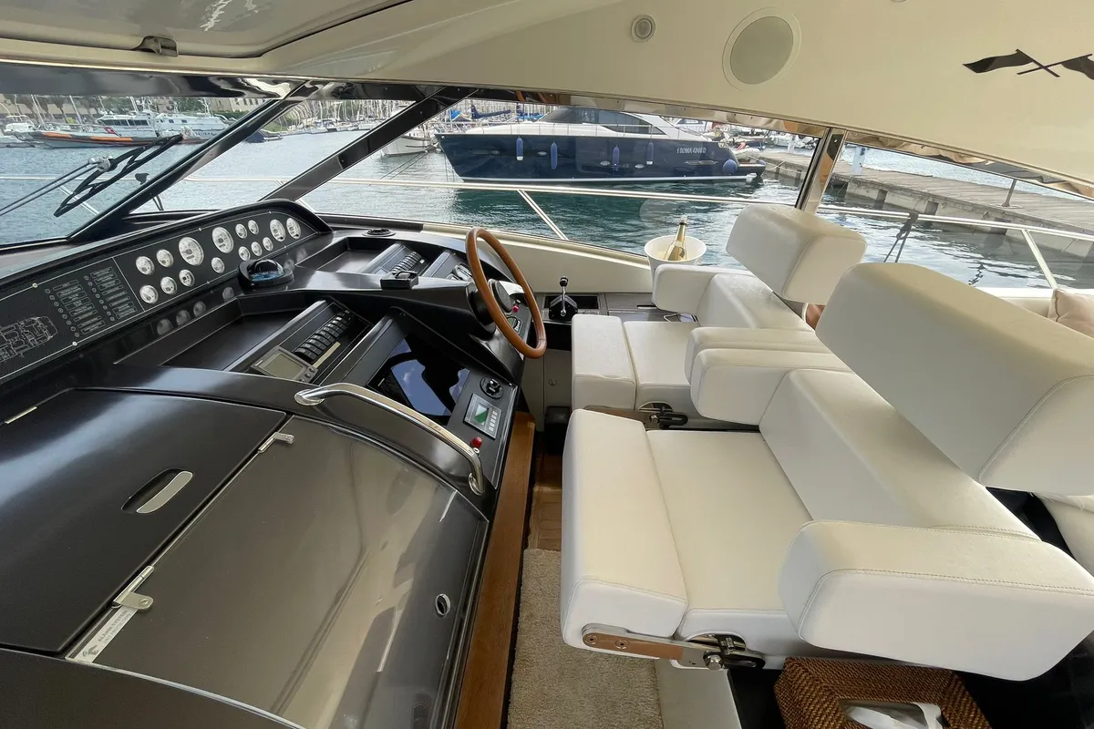 Premium, a Sarnico 65 motor yacht at Palermo, Italy