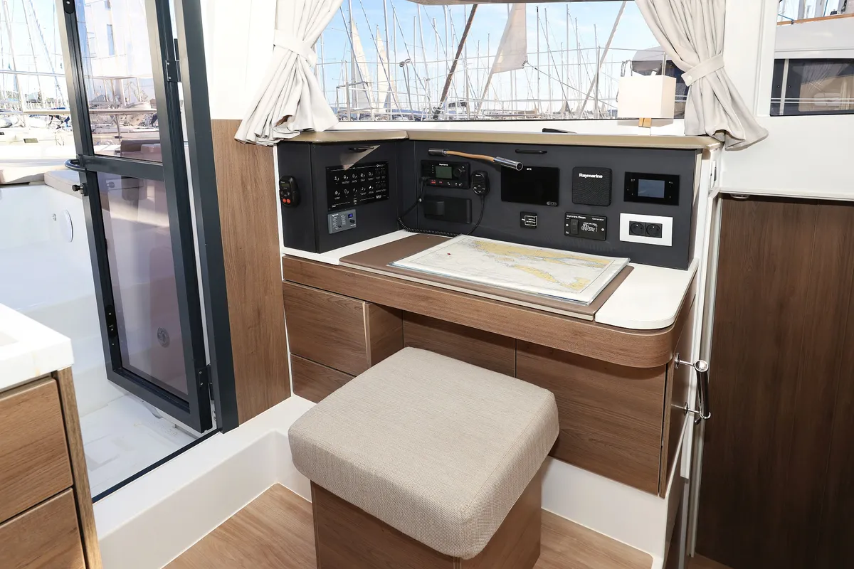 Bellatrix, a Bali 4.2 catamaran at Seget Donji, Croatia