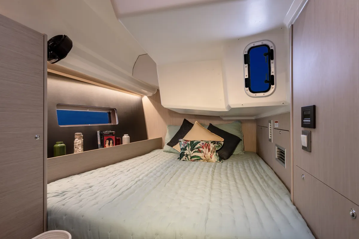 Cabin on Sunsail 42 Classic, a Beneteau Oceanis 40.1 sailboat at Dubrovnik, Croatia
