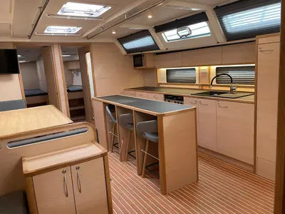 Galley of Six on the Sea, a D&D Kufner 54 Exclusive sailboat at Salerno, Italy