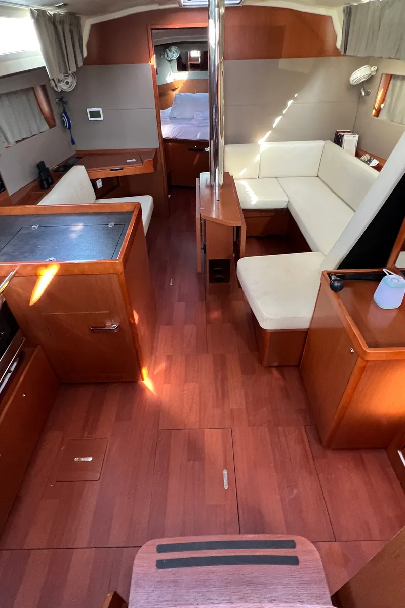 Galley of Ocyrhoe, a Beneteau Oceanis 41.1 sailboat at Municipal Unit of Rhodes, Greece
