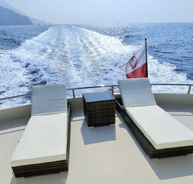 Mare & Luna, a Falcon 80 Fly motor yacht at Salerno, Italy