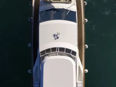 Mare & Luna, a Falcon 80 Fly motor yacht at Salerno, Italy