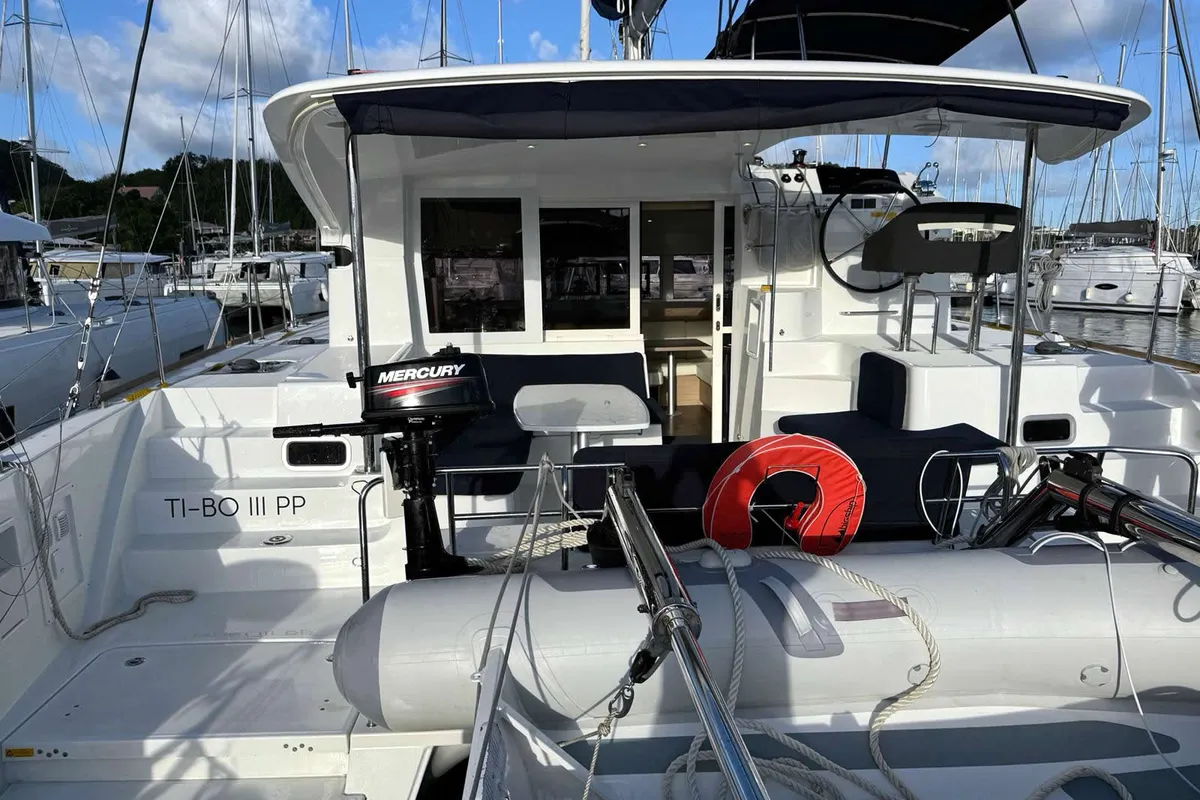TI BO III, a Lagoon 40 catamaran at Alameda, United States